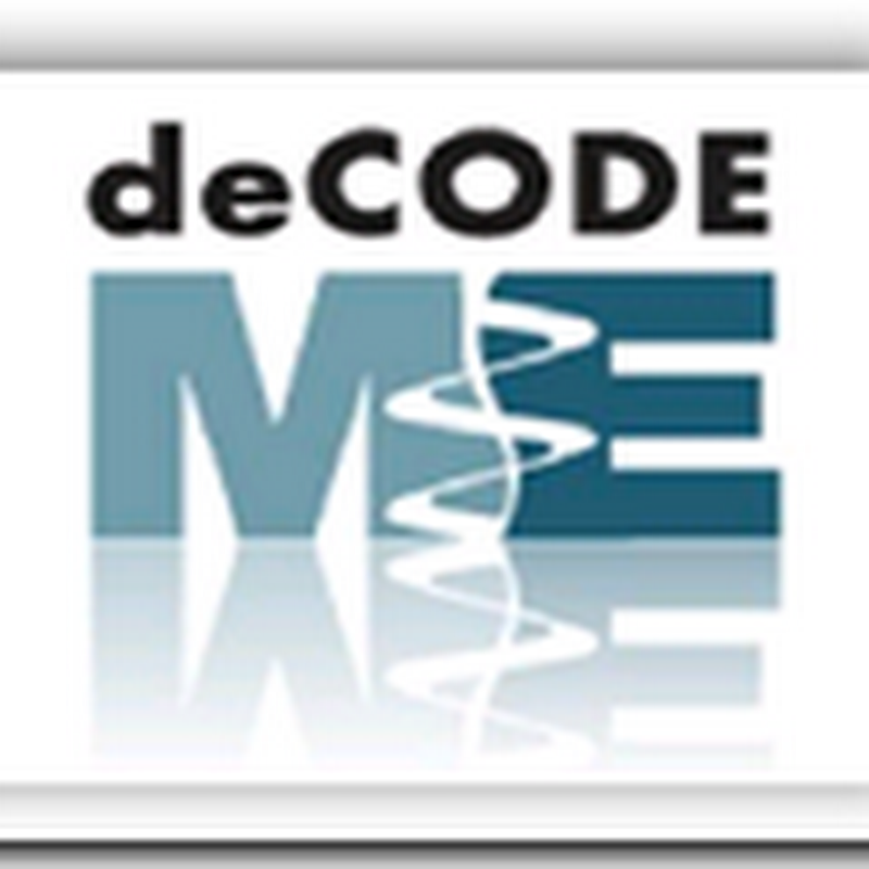 deCode Genetics – Chief Scientific Officer – DNA Test may have saved his life…Prostate Cancer Diagnosis as a result